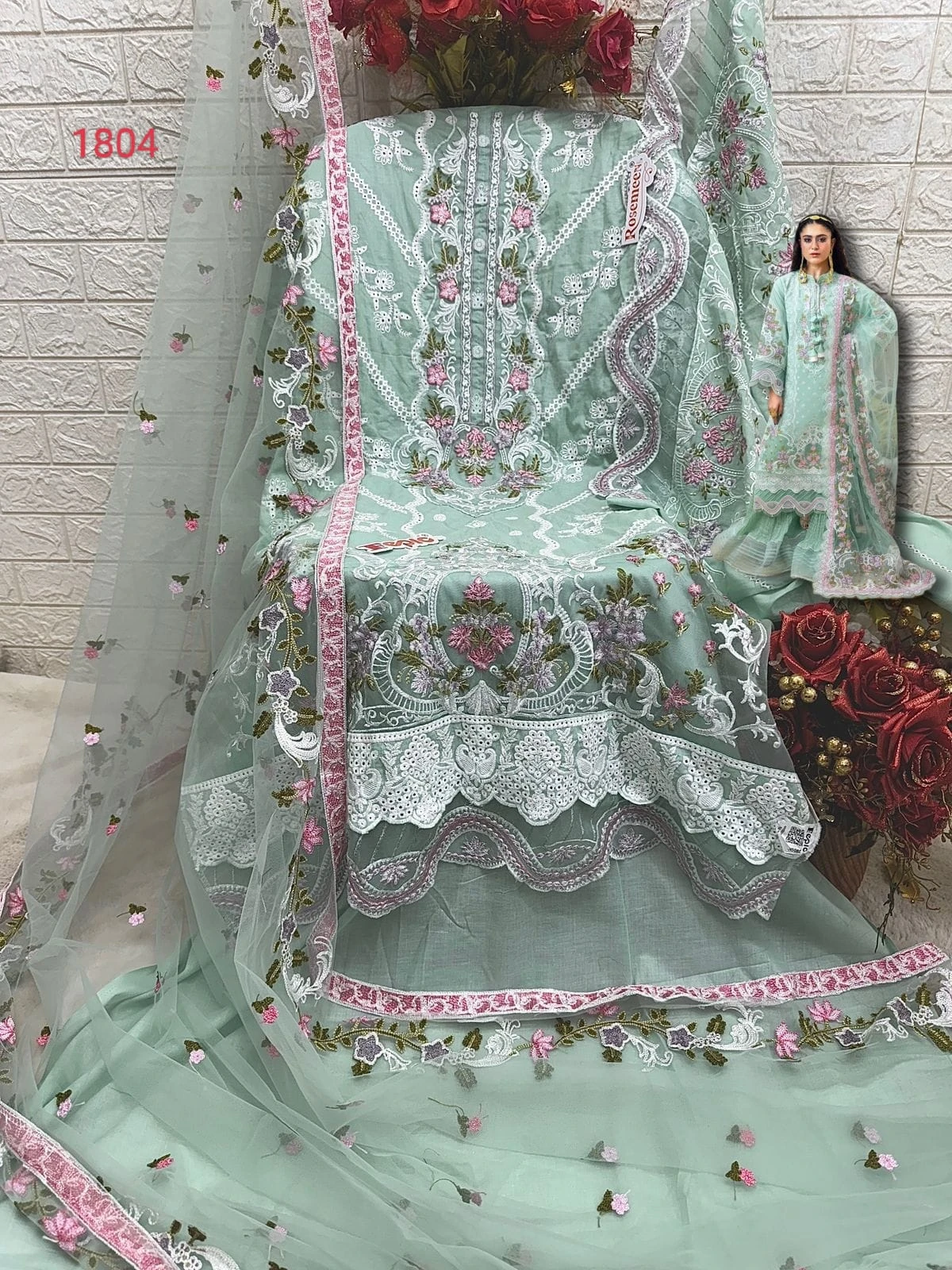 Fepic C 1804 Pure Cotton Wholesale Pakistani Salwar Suit Catalog — Wholesale Salwar Suits, MPA wholesale from Surat - Gallery Image 3